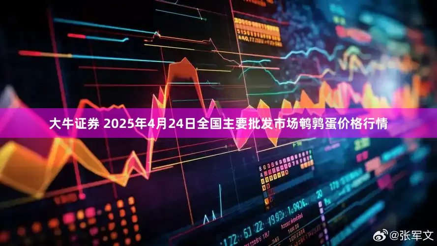 大牛证券 2025年4月24日全国主要批发市场鹌鹑蛋价格行情