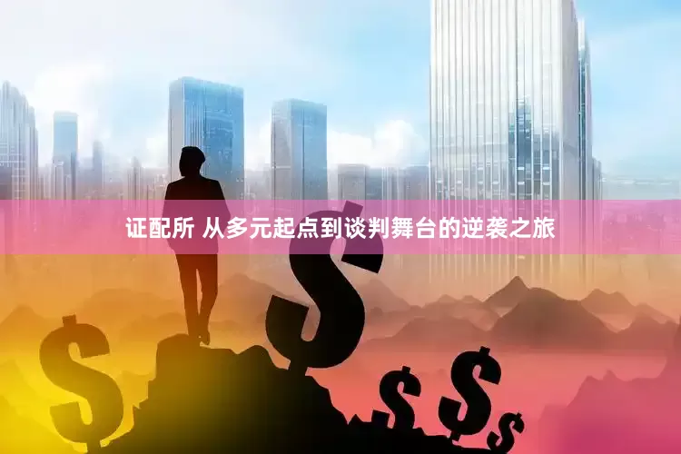 证配所 从多元起点到谈判舞台的逆袭之旅