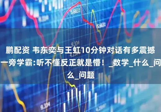 鹏配资 韦东奕与王虹10分钟对话有多震撼？一旁学霸:听不懂反正就是懵！_数学_什么_问题